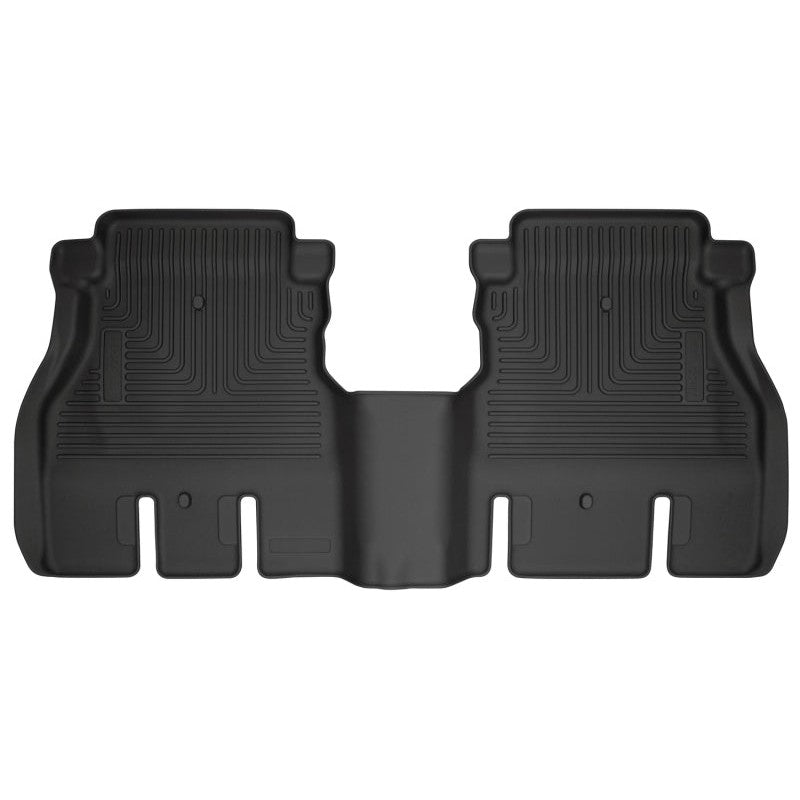 Husky Liners WeatherBeater black second row floor liners for 2018-2025 Jeep Wrangler