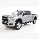 Four-piece set of Husky Liners OE Style matte black fender flares for 2019-2025 Ram 2500 and 3500 trucks.