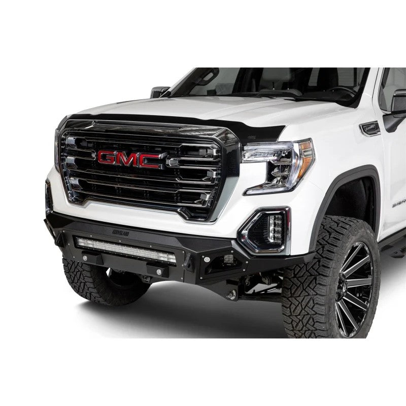 Matte black Husky Liners Aeroskin hood protector for 2019-2026 GMC Sierra 1500