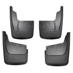 Black Husky Liners front and rear mud guards for 2020-2026 Chevrolet Silverado 2500/3500 HD single rear wheel models.