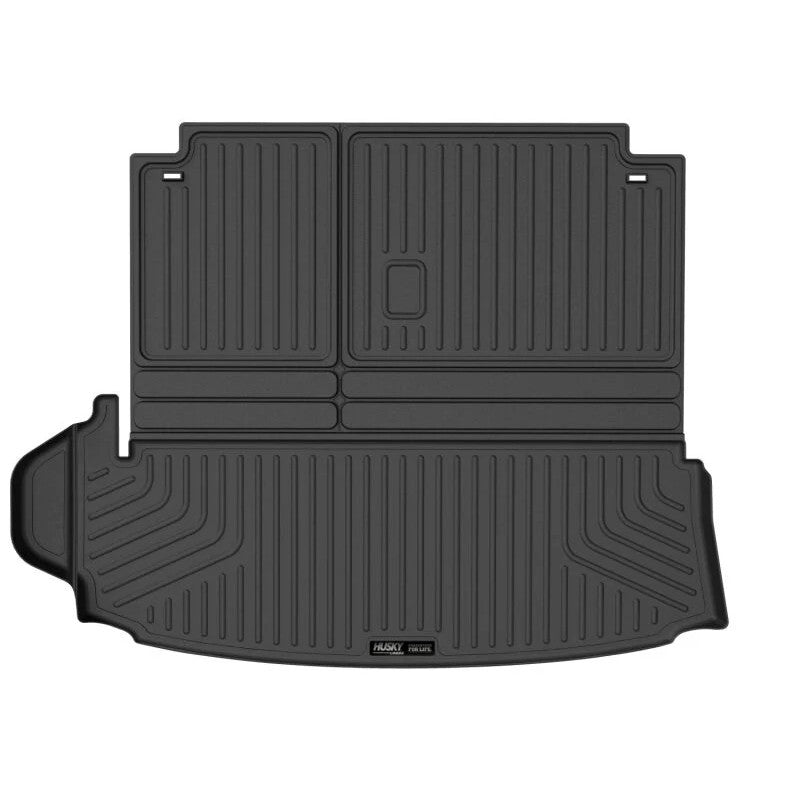 Husky Liners 25791 Weatherbeater black second row cargo liner with raised edges and StayPut nibs for Toyota Highlander.
