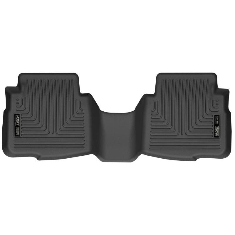 Black Husky Liners WeatherBeater 2nd seat floor liners featuring FormFit Design and StayPut Cleats.