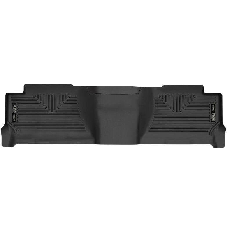 Black Husky Liners X-act Contour rear floor mat for 2004-2007 Chevrolet Silverado and GMC Sierra trucks