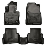 Black Husky Liners WeatherBeater front and rear floor mats for 2013-2016 Mazda CX-5