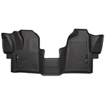 Husky Liners WeatherBeater black front floor liners with raised edges for 2015-2021 Ford Transit.