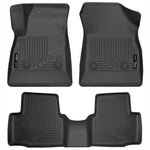 Black Husky Liners WeatherBeater front and rear floor mats for 2016-2019 Chevrolet Cruze.