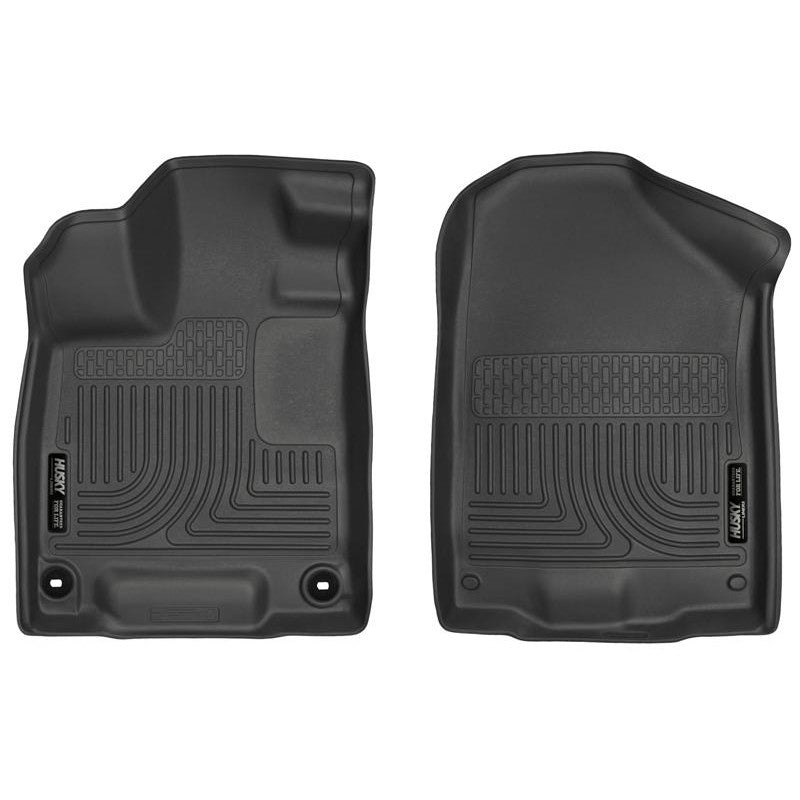 Black Husky Liners WeatherBeater custom-fit cargo liner with raised edges for 2016-2025 Honda Civic, Passport, and Pilot.