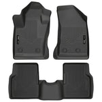 Husky Liners 95681 black Weatherbeater front and second seat floor liners for 2017-2025 Jeep Compass