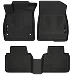 Black Husky Liners WeatherBeater floor liners set for 2018-2022 Honda Accord front and rear rows.