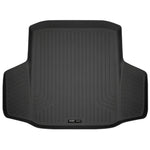 Black Husky Liners WeatherBeater cargo liner for 2018-2023 Honda Accord sedan with raised edges and non-slip texture.