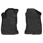 Husky Liners X-act Contour black front floor liners featuring DuraGrip rubberized texture and StayPut Nibs.
