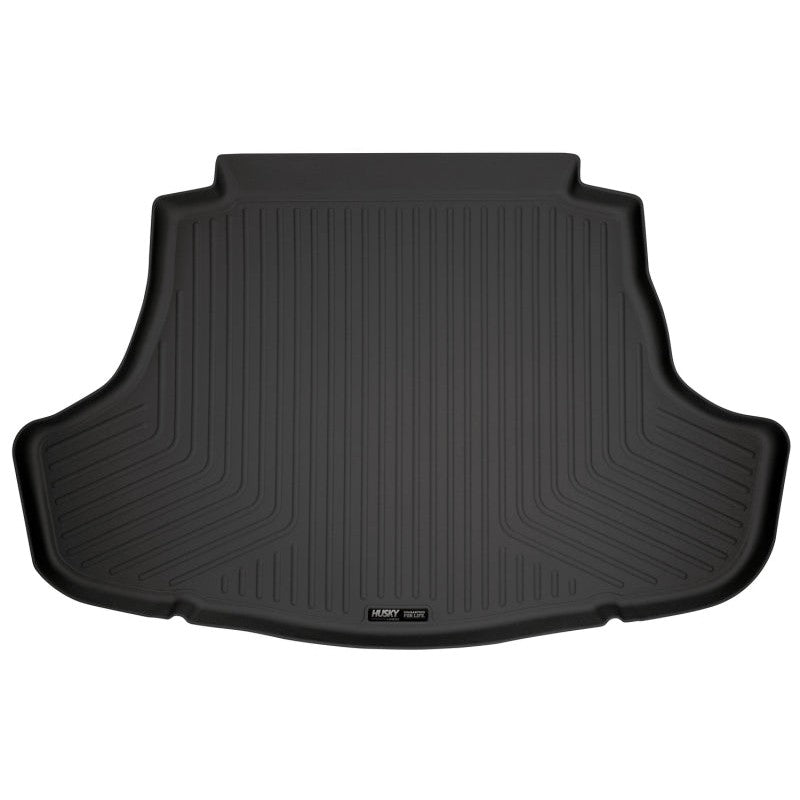 Black Husky Liners WeatherBeater series trunk liner with laser-scanned FormFit design for 2018-2026 Toyota Camry.