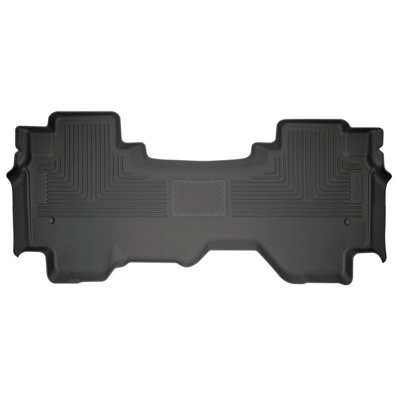 Husky Liners WeatherBeater black second row floor liner for 2019-2026 Ram 1500 Quad Cab trucks.