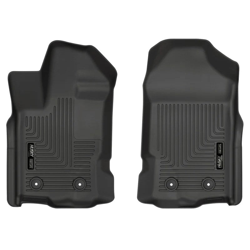 Black Husky Liners WeatherBeater custom-fit front floor liners for 2019-2023 Ford Ranger