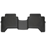 Husky Liners WeatherBeater 14411 2nd row black floor liners for 2019-2023 Ford Ranger SuperCrew