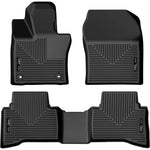 Husky Liners Weatherbeater black front and second row floor liners for 2023-2026 Toyota Prius
