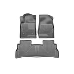 Black Husky Liners Weatherbeater front and second row floor liners for 2024-2026 Buick Envista and Chevrolet Trax.