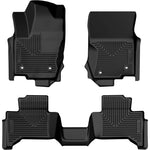 Husky Liners Weatherbeater black front and rear floor liner combo set for 2024-2026 Lexus GX550 and Toyota Land Cruiser.