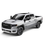 Set of four Husky Liners Extend-A-Fender style matte black fender flares for 2025-2026 Ram 1500 trucks.