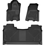 Husky Liners Weatherbeater black 3-piece front and rear floorliner set for 2025-2026 Ram 1500 Crew Cab.
