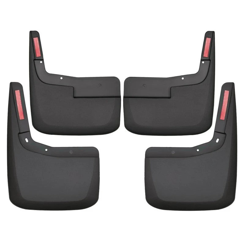 Husky Liners 58526 black thermoplastic front and rear mud guard set for 2021-2024 Ford F-150 and F-150 Lightning.