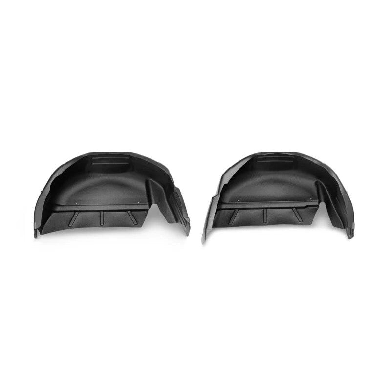 Black Husky Liners rear wheel well guards for 2021-2026 Ford F-150