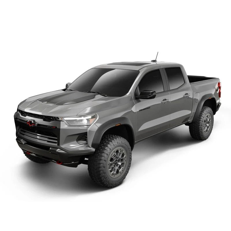 Husky Liners RVL Style Fender Flares 4-piece set with integrated LED lights and mud flaps for 2023-2026 Chevrolet Colorado