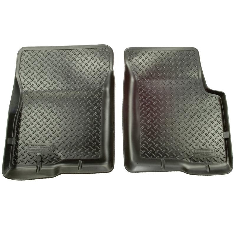 Husky Liners Classic Style black rubberized floor liners with diamond plate texture for 1996-2002 Toyota 4Runner.