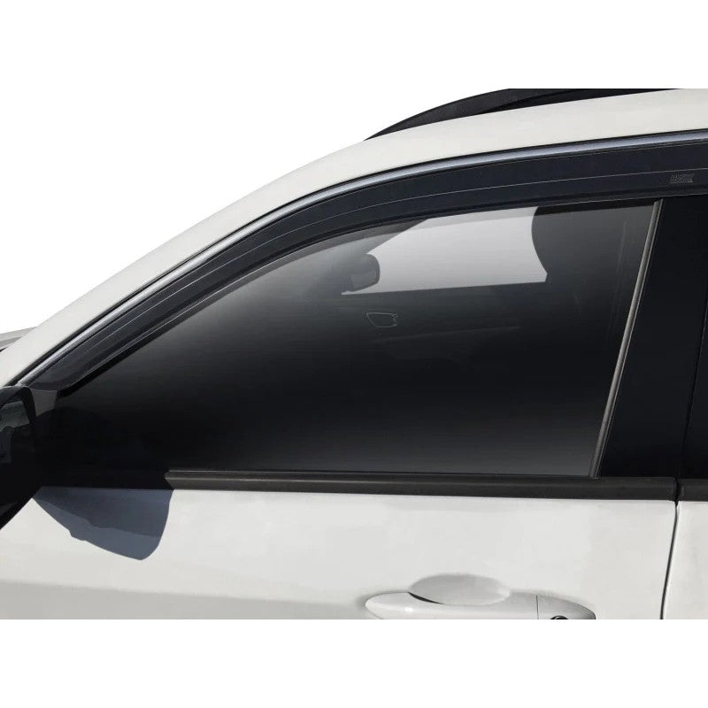 Smoke finish Husky Liners Low Profile Ventvisor 2-piece window deflector set for Chevrolet Express and GMC Savana vans