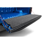 Black polypropylene carpeted Husky Liners Guardian Comfort Tailgate Mat for Chevrolet Silverado and GMC Sierra trucks