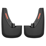 Black Husky Liners custom molded front mud guards for 2009-2024 Dodge and Ram trucks