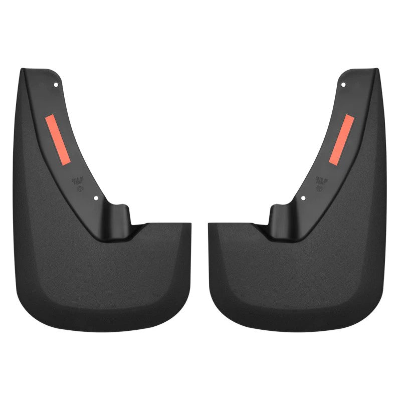 Black Husky Liners custom molded front mud guards for 2009-2024 Dodge and Ram trucks