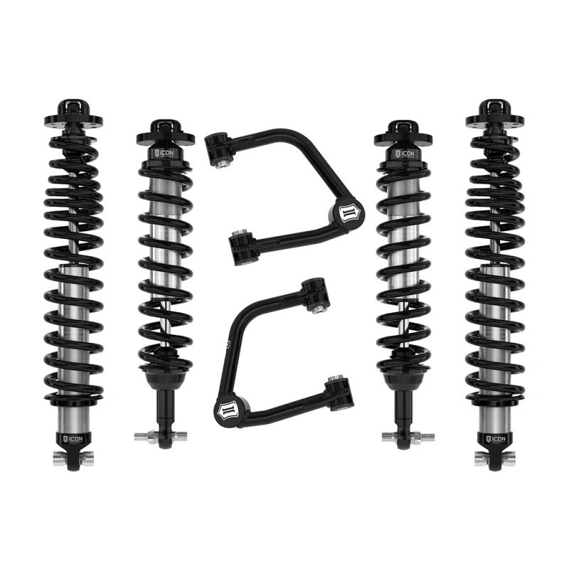ICON Vehicle Dynamics Stage 3 suspension kit with 2.5 Series coilovers and upper control arms for 2021-2023 Ford Bronco.