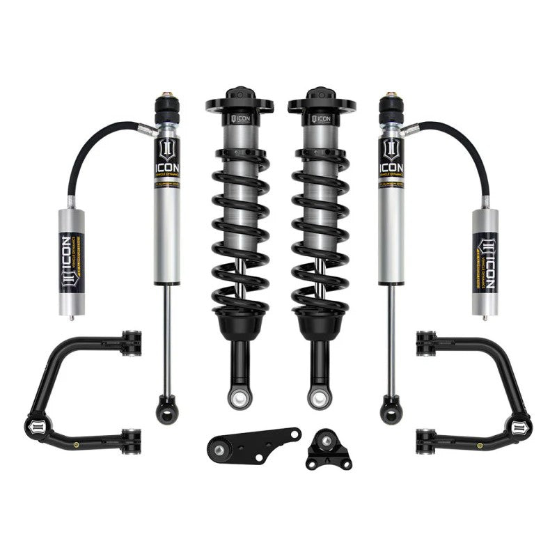 ICON Vehicle Dynamics Stage 3 suspension kit with 2.5 Series coilovers and tubular UCAs for 2024-2025 Toyota Tacoma.