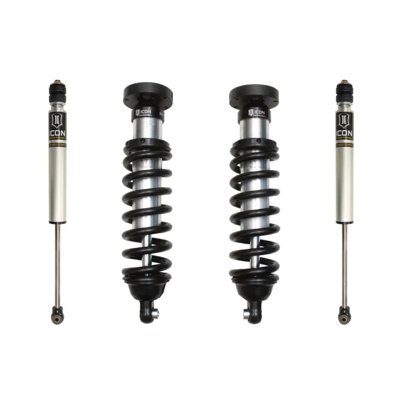 ICON Stage 1 suspension system featuring 2.5 inch front coilovers and 2.0 VS Aluminum Series rear shocks.