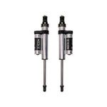 Pair of ICON V.S. 2.5 Series aluminum rear piggyback shocks with 7/8-inch shafts for 2000-2006 Toyota Tundra.