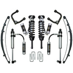 ICON Stage 8 suspension kit with 2.5 Series coilovers, remote reservoirs, tubular UCAs, and RXT leaf springs.