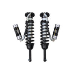 ICON V.S. 2.5 Series remote reservoir extended travel coilovers with CAD plated bodies and black springs for Toyota 4Runner.