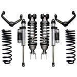 ICON Stage 5 suspension kit including front coilovers and rear 2.5 Aluminum Series shocks with CDC Valves.