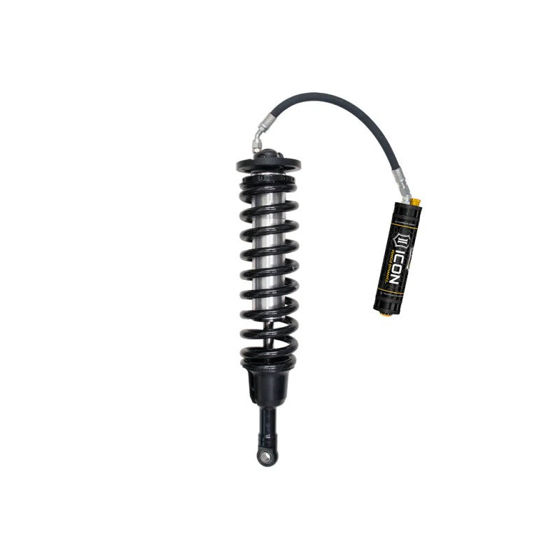 ICON 3.0 Series VS RR CDCV passenger side front coilover with remote reservoir and Eibach spring for 2010-2014 Ford Raptor.