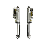 ICON Zeta Series 3.0 rear piggyback 3-tube external bypass shocks for 2010-2014 Ford F-150 SVT Raptor.