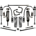 ICON K53187T Stage 7 suspension system with 2.5 remote reservoir coilovers, shocks, tubular UCAs, and rear links.