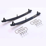 ICON Vehicle Dynamics 1.5 inch 3-leaf progressive add-a-leaf kit with U-bolts and hardware for Toyota trucks.