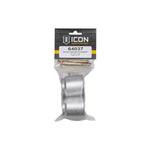 ICON 64037 CNC machined 6061 aluminum 2-inch front bump stop spacer kit with hardware for 2005-2025 Ford Super Duty.