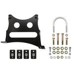 ICON 2.0 Aluminum Series dual steering stabilizer kit with black anodized billet clamps for 2005-2022 Ford Super Duty.