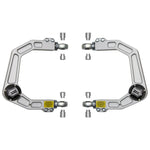 Matte anodized 6061 billet aluminum ICON upper control arms with patented Delta Joint and FK rod ends for Toyota Tacoma.