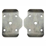 ICON zinc-plated steel rear striker plates for Toyota Tacoma U-bolt flip kit