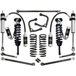 ICON Stage 6 suspension kit including remote reservoir coilovers, tubular upper control arms, rear links, and track bar.