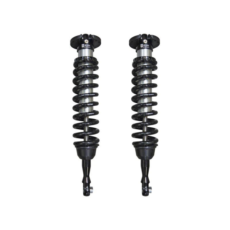 ICON 2.5 Series VS IR adjustable front coilover kit with 2.5-inch shock bodies for 2007-2022 Toyota Tundra and Sequoia