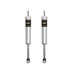 Pair of ICON V.S. 2.5 Series rear internal reservoir aluminum shocks for 2007-2021 Toyota Tundra.